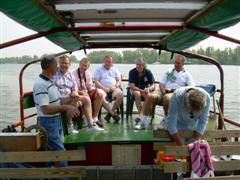 Zwagers Commandeur en Nyhout varen door mooi Bies Bos, 2006