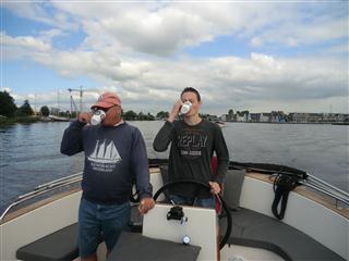 Dagje varen met Dwight op Noordzeekanaal aug 2011